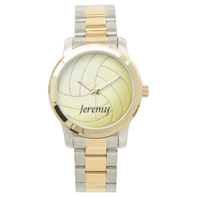Volleyball Customized Namn Watch Armbandsur (Framsida)