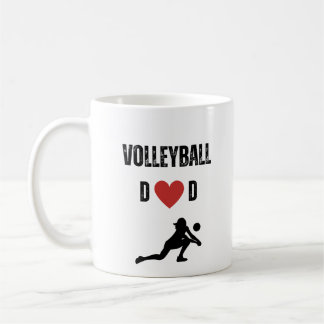 Volleyball Dad (Female Athlete) Kaffemugg