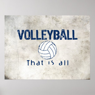 Volleyball, det är allt poster
