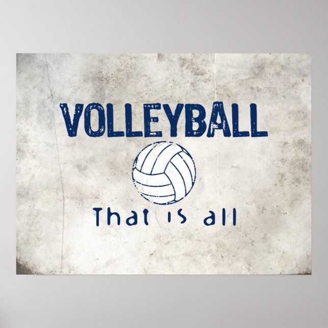 Volleyball, det är allt poster (Framsidan)