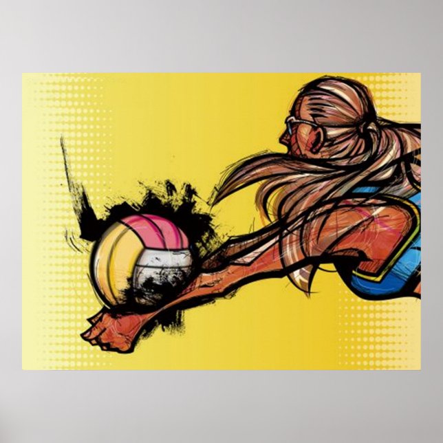 Volleyball DIGG Poster (Framsidan)