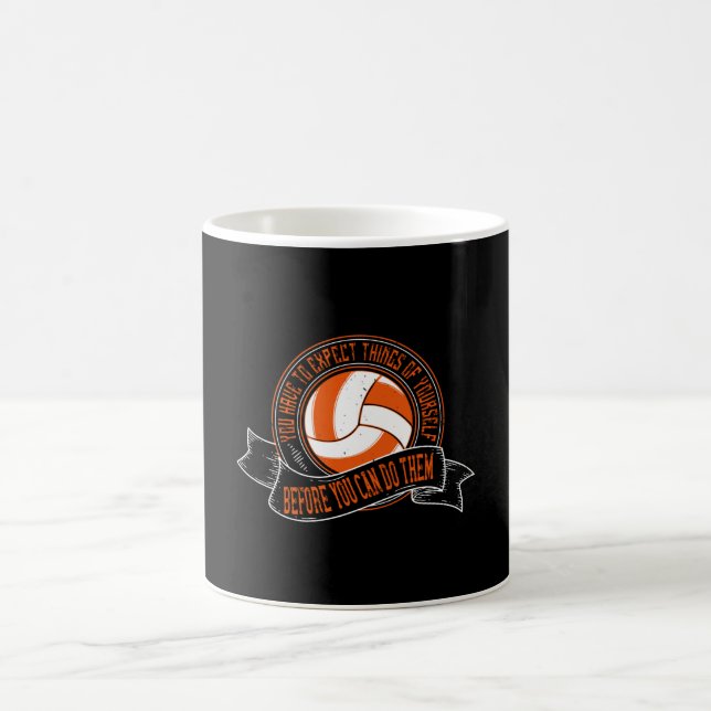 Volleyball - du måste förvänta dig Sak av dig själ Kaffemugg (Center)