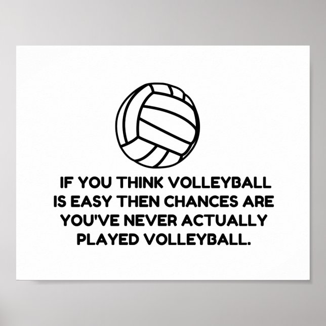 VOLLEYBALL EASY POSTER (Framsidan)