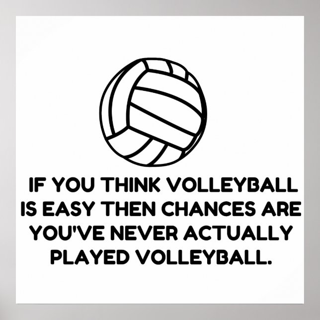 VOLLEYBALL EASY POSTER (Framsidan)