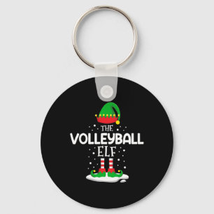 Volleyball Elf-julfamiljen matchande Outfi Nyckelring