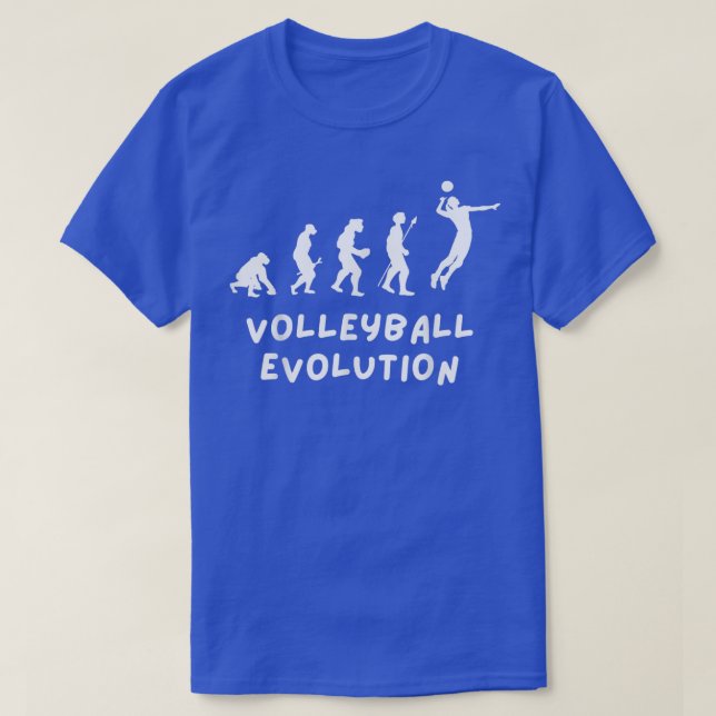 Volleyball Evolution Funny T Shirt (Design framsida)