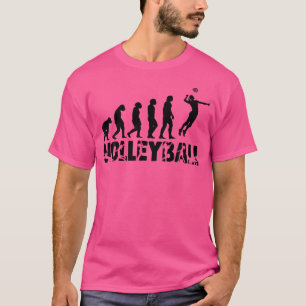 Volleyball Evolution Volleybollar Bollar Volleybal T Shirt