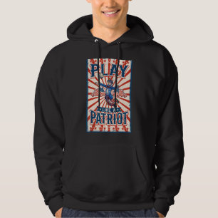 Volleyball farbror Sam 4:e juli Boys Kids Usa Fla Hoodie