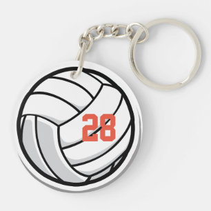 Volleyball Fläkt Klubb White Black Orange Sports T