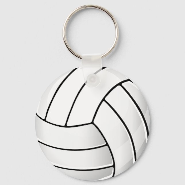 Volleyball Fläkt Nyckelring (Framsida)
