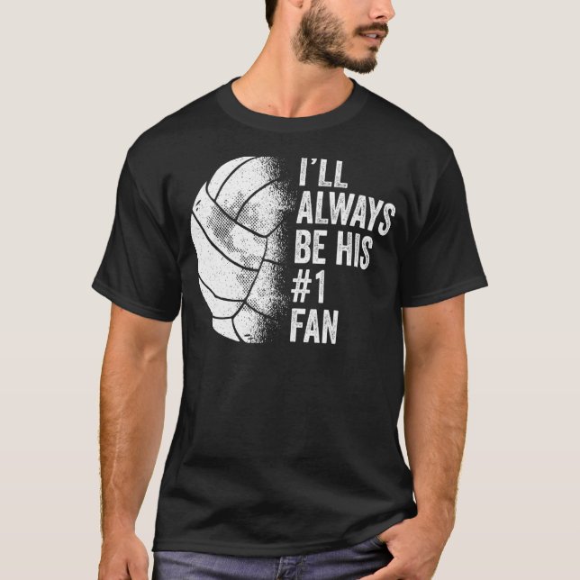 Volleyball Fläkt T Shirt (Framsida)