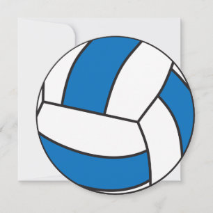 Volleyball Flat tackkort Tack Kort