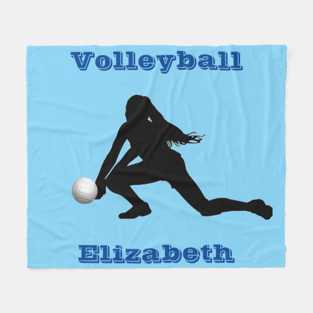 Volleyball Fleece Blanket (Framsidan (Horisontell))