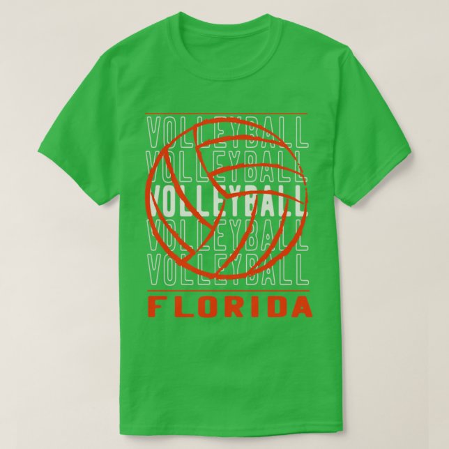Volleyball Florida T Shirt (Design framsida)