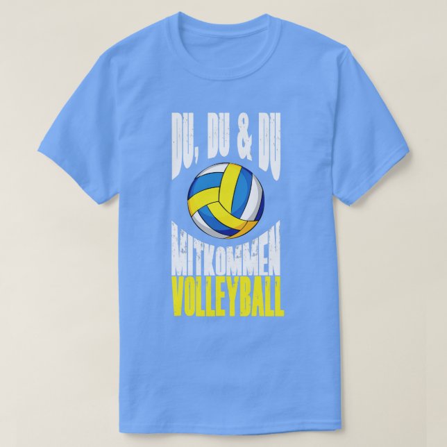 Volleyball för Fläkt-bussar Player Gift 3 T Shirt (Design framsida)