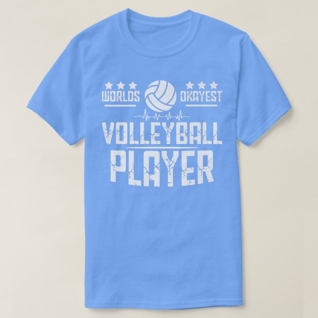 Volleyball för manar spelare och volleyball-spelar t shirt (Design framsida)