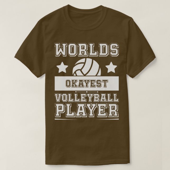 Volleyball för manar spelare och volleyball-spelar t shirt (Design framsida)