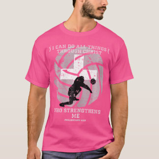 Volleyball for n Girls Christian Idrottsman T Shirt