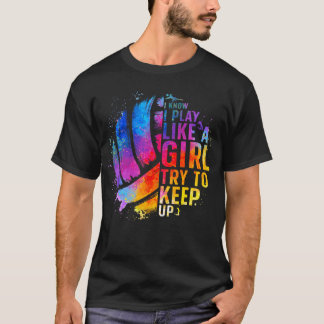 Volleyball för Tonåring av flickor vid kvinnohögsk T Shirt