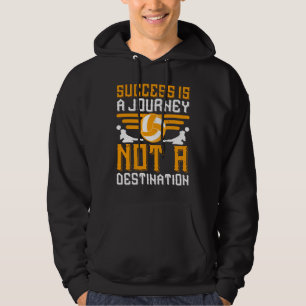 Volleyball - framgång är en resa hoodie