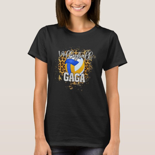 Volleyball Gaga Vintage Volleyball Family Matching T Shirt (Framsida)
