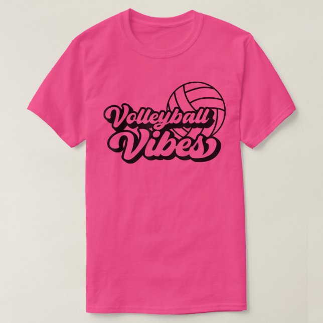 Volleyball Game Day Vibes Volleyball Mamma Mammor  T Shirt (Design framsida)