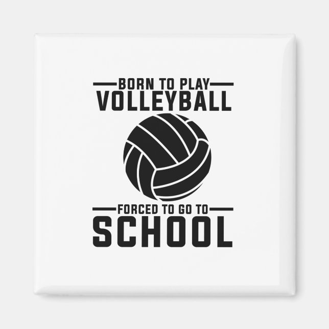 Volleyball Gift Ideas | Volleyball Player Team Magnet (Framsidan)