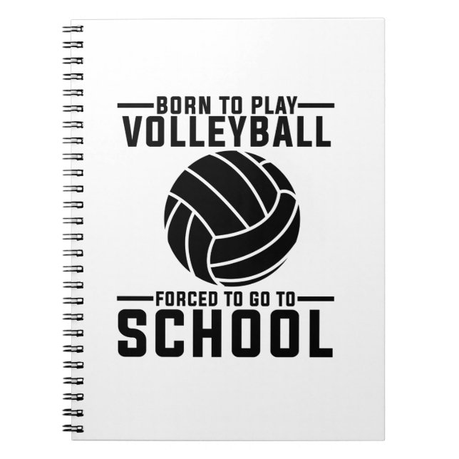 Volleyball Gift Ideas | Volleyball Player-teamet Anteckningsbok (Framsidan)