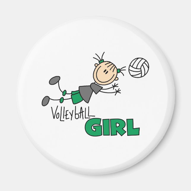 Volleyball Girl Magnet (Framsidan)