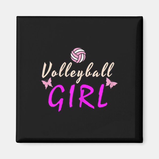 Volleyball Girl Magnet (Framsidan)