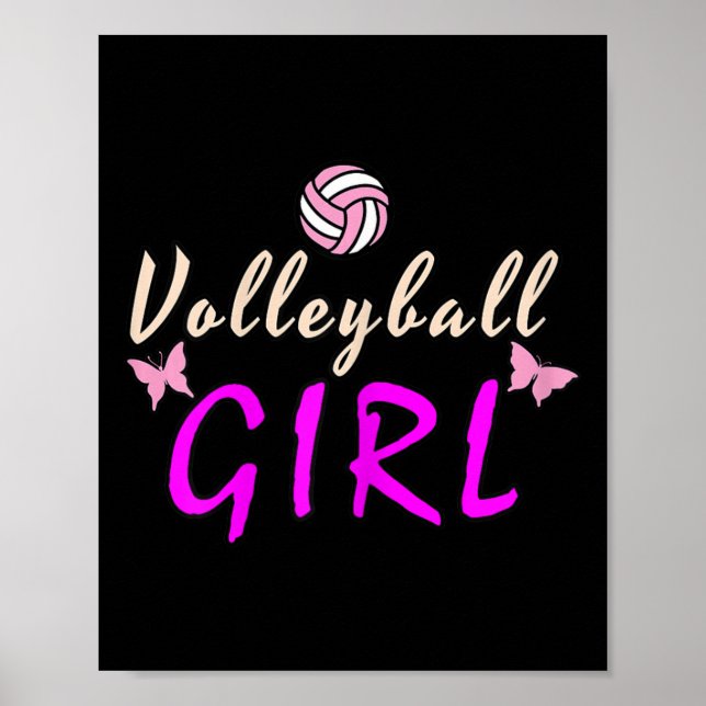 Volleyball Girl Poster (Framsidan)