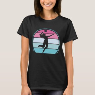 Volleyball Girl Retro Vintage T Shirt