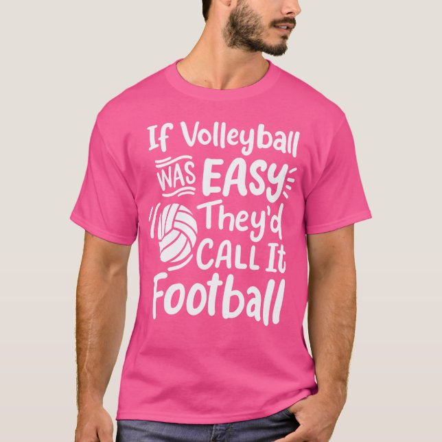 Volleyball Girl T Shirt (Framsida)