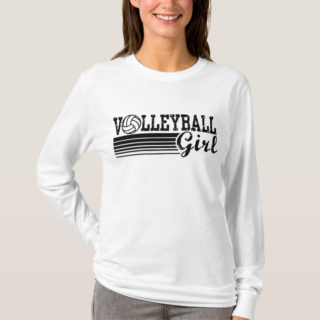 Volleyball Girl T-shirt (Framsida)