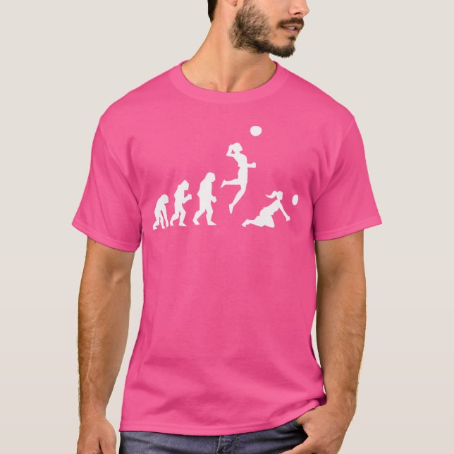 Volleyball Girl T Shirt (Framsida)