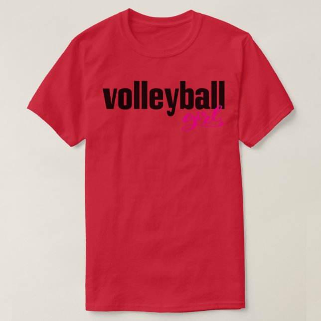 Volleyball Girl T Shirt (Design framsida)