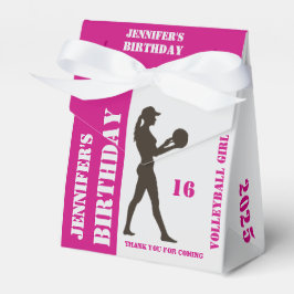 Volleyball Girl, Volleyball Player Gift, födelseda Presentaskar
