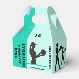 Volleyball Girl, Volleyball Player Gift, födelseda Presentaskar