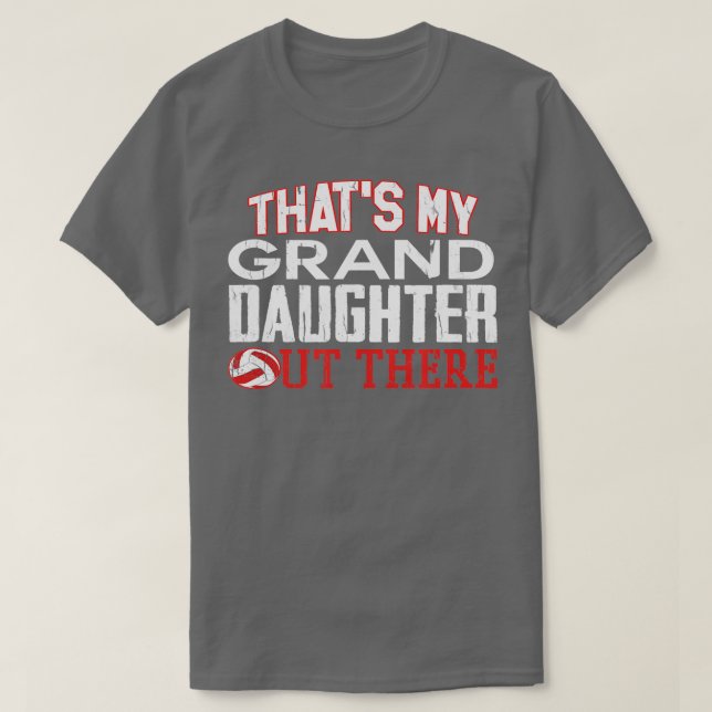 Volleyball Grandma Volleyball Grandpa T Shirt (Design framsida)