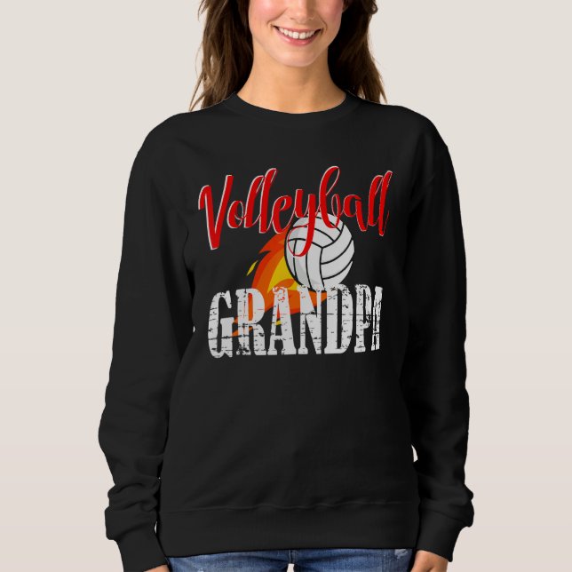 Volleyball Grandpa Volleyball   T Shirt (Framsida)