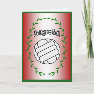 Volleyball - Gratulerar! Kort