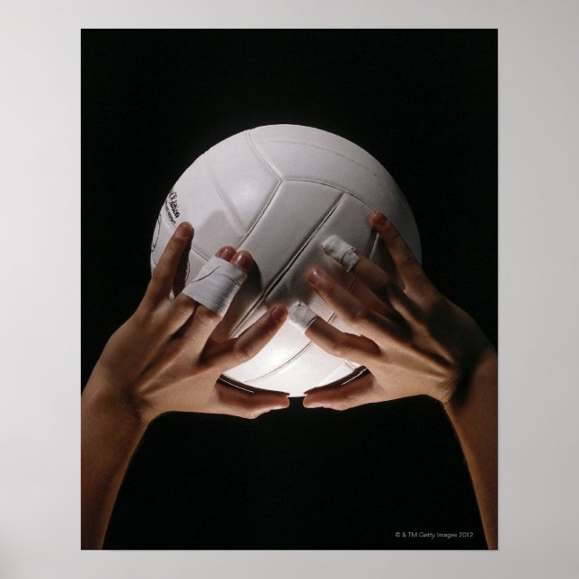 Volleyball Händer Poster (Framsidan)