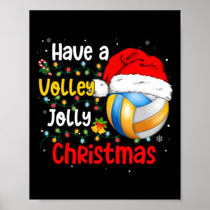 Volleyball har en Volley Jolly-jul Poster