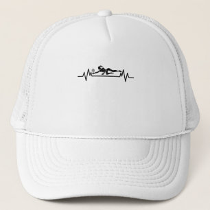 Volleyball Heartslag Funny Volleyball Sport Gift Keps