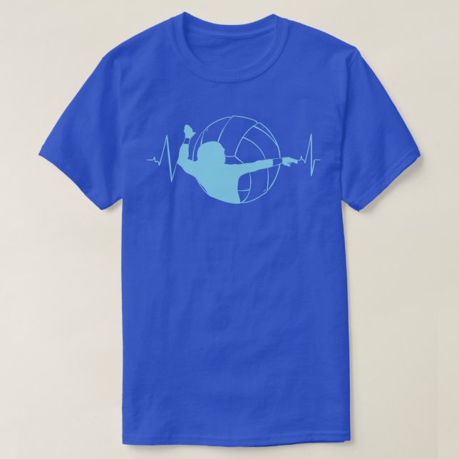 Volleyball Heartslag T Shirt (Design framsida)