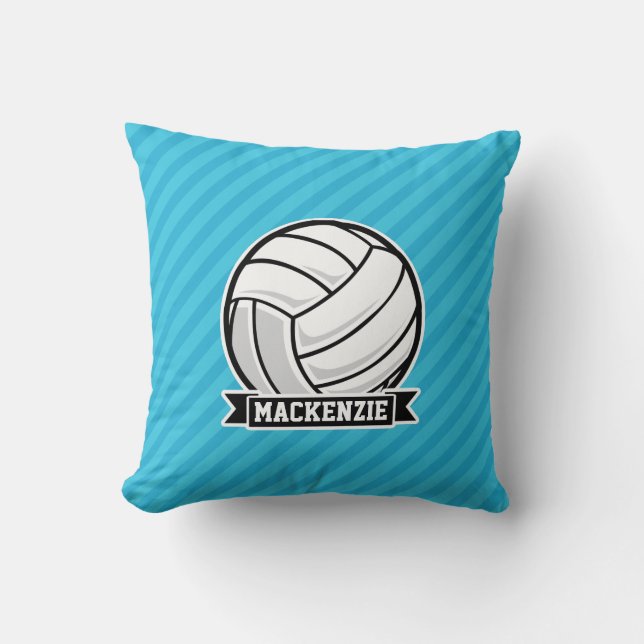 Volleyball; Himlar Blue Rand Kudde (Framsida)