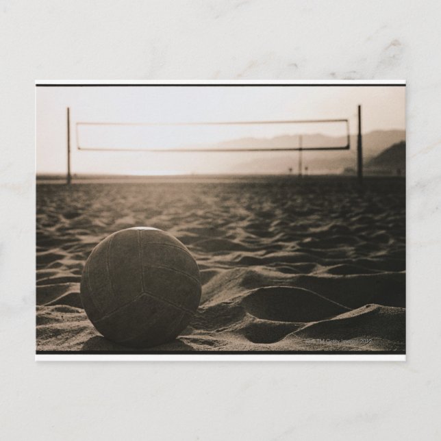 Volleyball i Sand Vykort (Framsida)