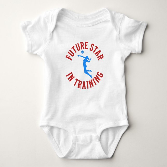 Volleyball Infant Bodydress, Volleyball Gift T Shirt (Framsida)