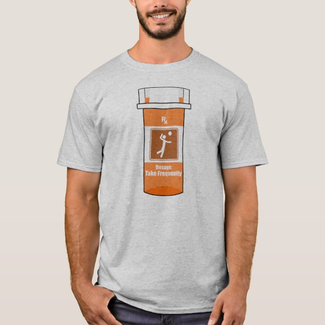 Volleyball Is My Drug T Shirt (Framsida)