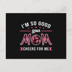 Volleyball jag är så Bra din Mamma Cheers Player-g Vykort